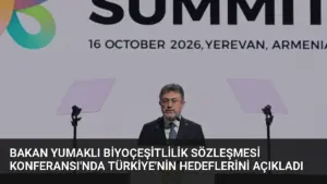 Bakan Yumaklı Biyoçeşitlilik Sözleşmesi Konferansı’nda Türkiye’nin Hedeflerini Açıkladı
