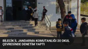 Bilecik İl Jandarma Komutanlığı 20 Okul Çevresinde Denetim Yaptı