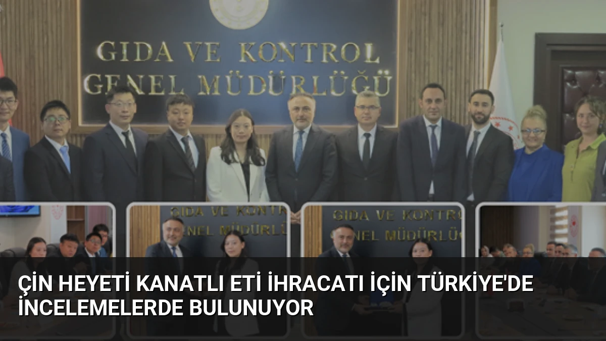 Çin Heyeti Kanatlı Eti İhracatı İçin Türkiye’de İncelemelerde Bulunuyor