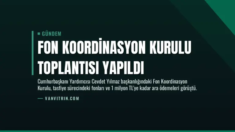 Fon Koordinasyon Kurulu Toplantısı Yapıldı