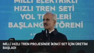 Milli Hızlı Tren Projesinde İkinci Set İçin Üretim Başladı