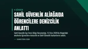 Sahil Güvenlik Aliağaıda Öğrencilere Denizcilik Anlattı
