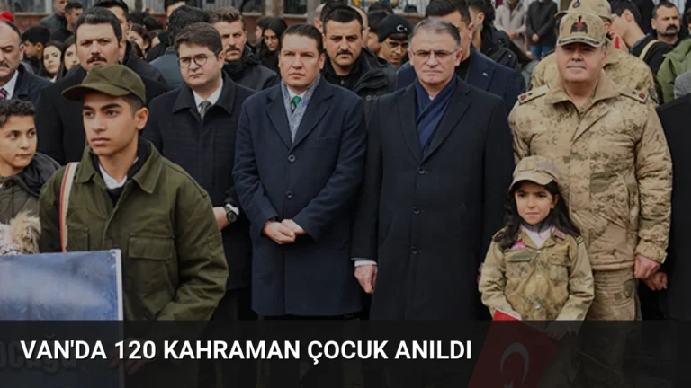 Van’da 120 Kahraman Çocuk Anıldı